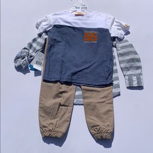 Penguin 3pc set Boys Size 4 NWT